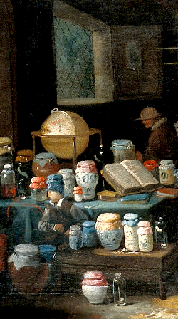 Pharmacy, 17th c.